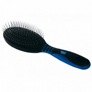 SHOW TECH Pin brush щетка массажная с прорезиненной ручкой, с длинными шпильками 2,5 см