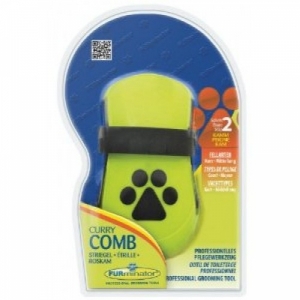 FURminator расческа резиновая Curry Comb зубцы 5 мм