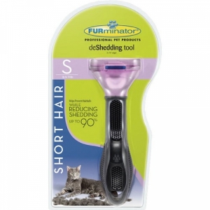 FURminator для кошек маленьких короткошерстных пород Short Hair Small Cat 4см