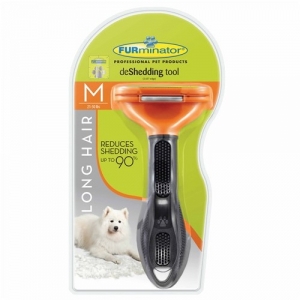 FURminator для собак средних длинношерстных пород Long Hair Medium Dog 7см