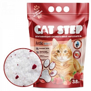 Cat Step Arctic Strawberry Силикагелевый наполнитель