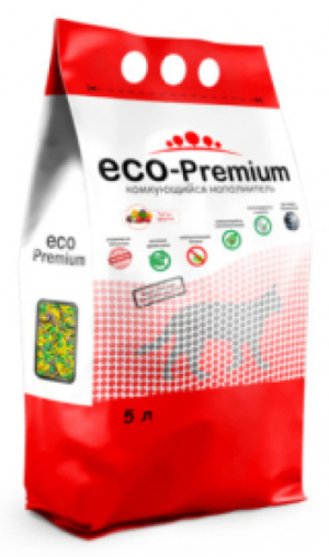 ECO-Premium РОМАШКА Комкующийся древесный наполнитель с ароматом ромашки
